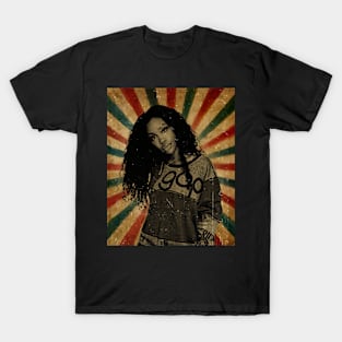 SZA -  Photo Vintage Retro Look Fan Design T-Shirt